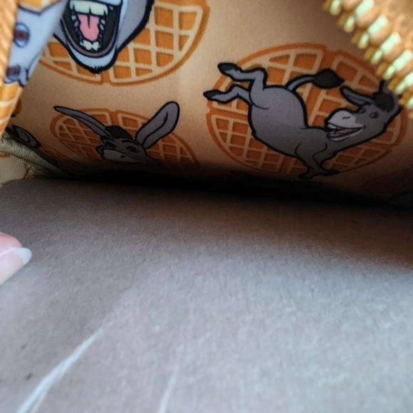 DreamWorks Shrek Loungefly Backpack Featuring Donkey And His Favorite Waffles - Picture 8 of 8